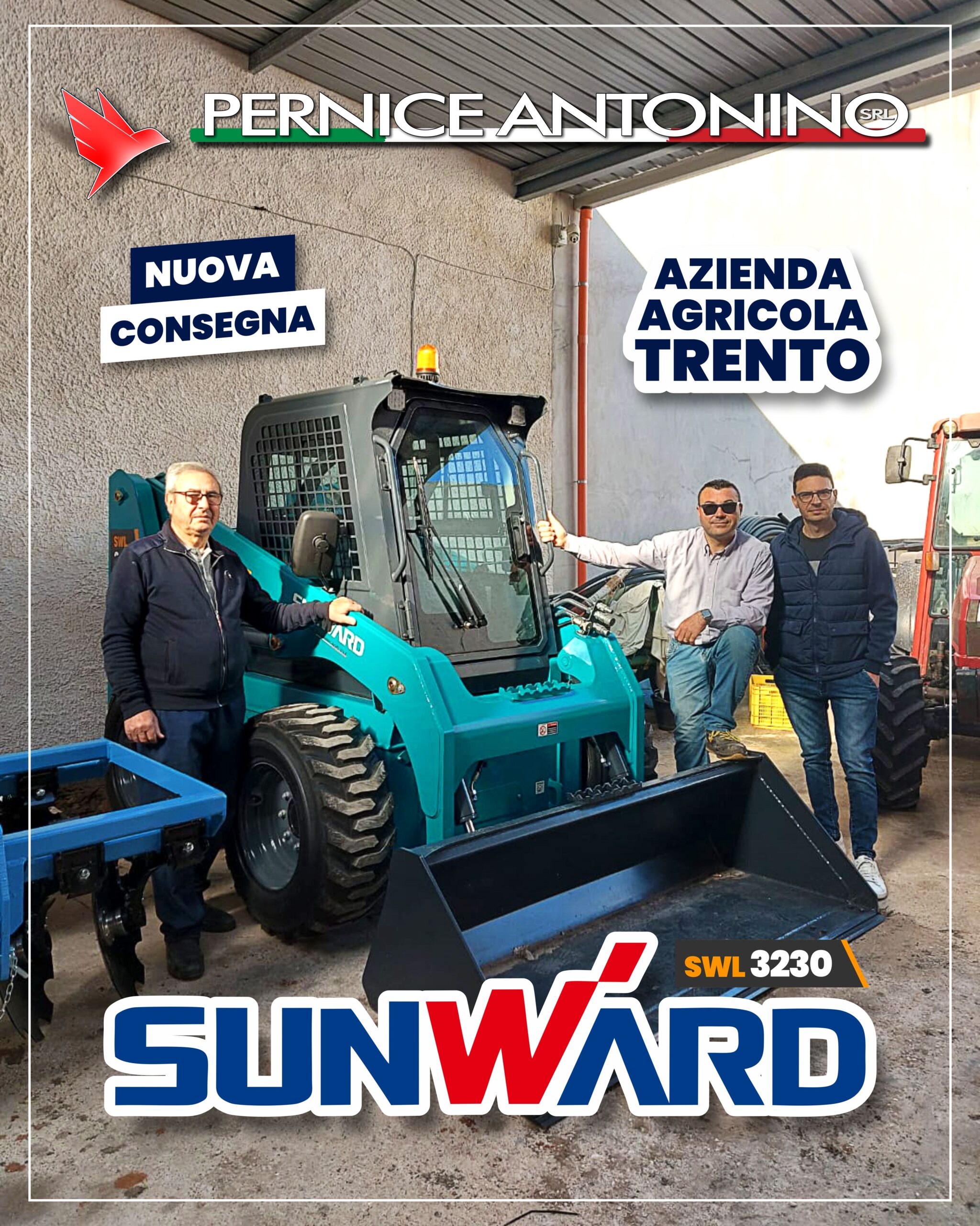 Consegna effettuata presso l'azienda Agricola Trento