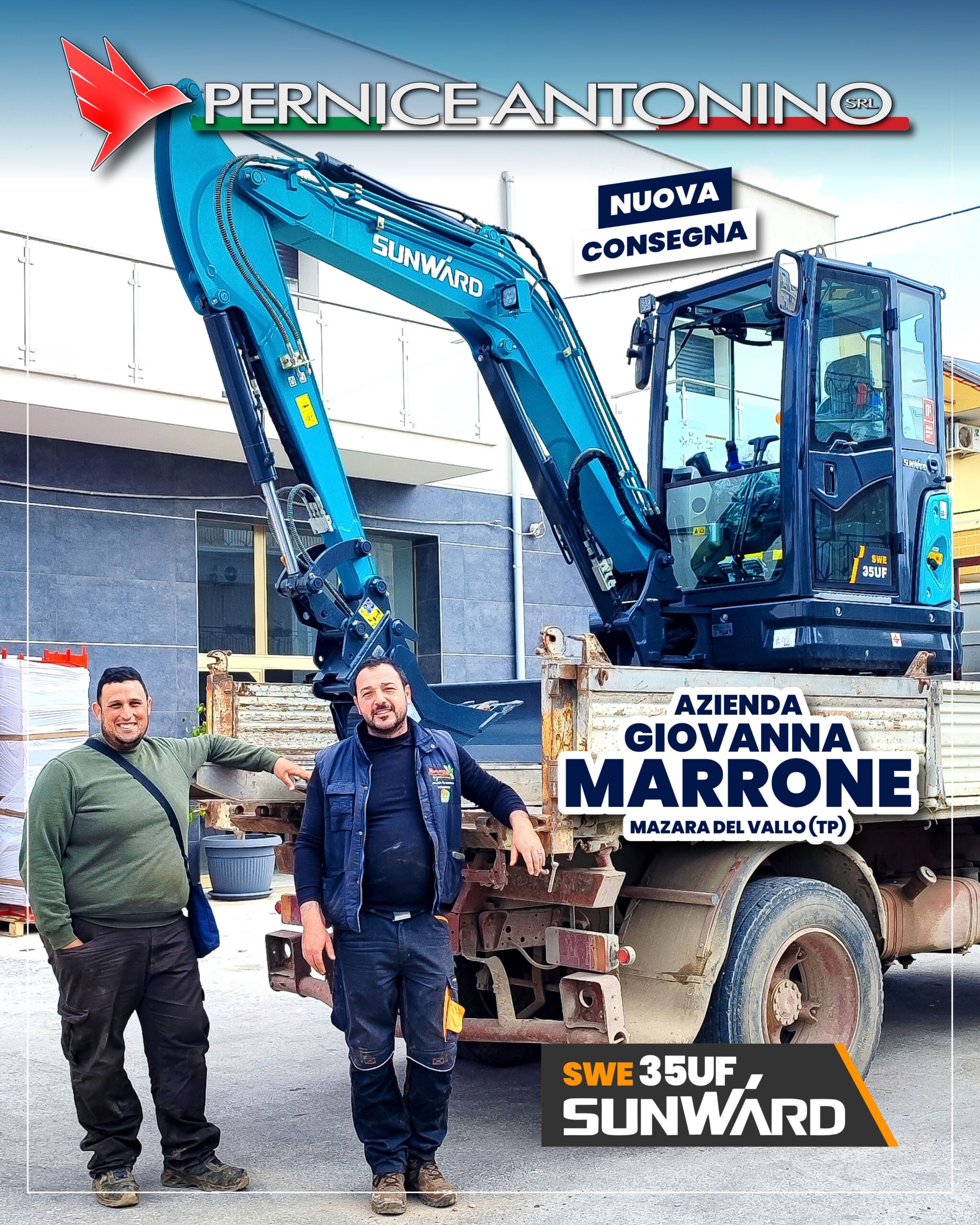 Consegna effettuata presso Azienda Agricola Marrone Giovanna di Mazara del Vallo